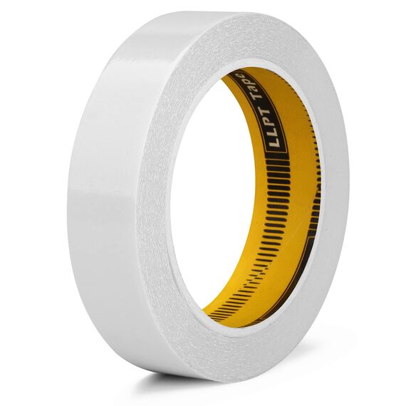 LLPT Doppelseitiges Klebeband Selbstklebeband 25mm x 15m Transluzent ultradünne Handrisse für DIY Handwerk Scrapbooking Kunst Fotografie Stoff Kleber Änderungen(SPD2515CR01)