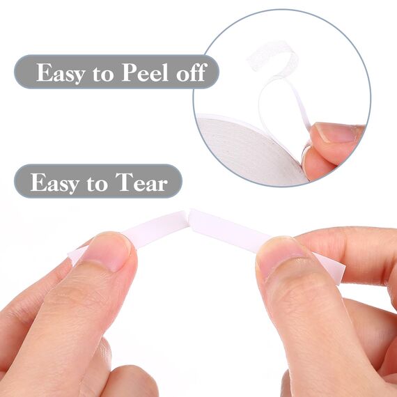 Kesote 5x Klebeband Doppelseitig Selbstklebend Doppelklebeband 6 mm Transparent für Basteln DIY Handwerk 20 Meter