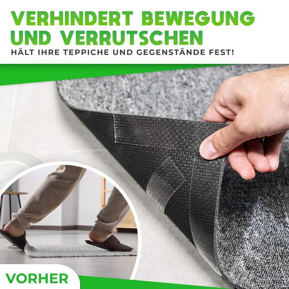 V1 TRADE Nano Tape 10m - Klebeband Doppelseitig Extra Stark Transparent 2x5m Rollen - Klebeband Doppelseitig Ablösbar - Double Sided Tape Strong - Wiederverwendbar