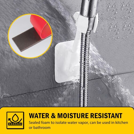 Summerbrite Doppelseitiges Klebeband - 10m x 10mm, Montageband Extra Stark Wasserdichtes Montageklebeband klebestreifen für Wand und LED-Streifen, Auto