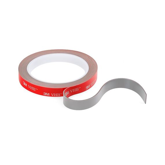 3M VHB Universal-Doppelseitiges Klebeband aus Acrylschaum, wasserdicht, hohe Temperaturen, Outdoor/Indoor, Dekoration, LED-Streifen, Auto, Haus und Büro (12 mm x 3 m)