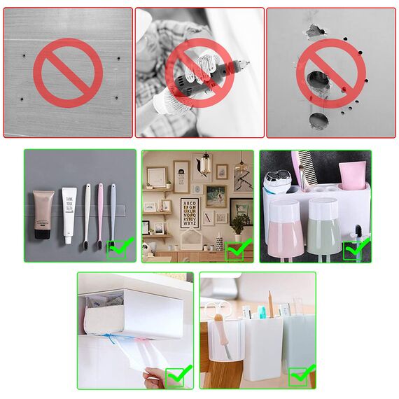 5M Doppelseitiges Klebeband Extra Stark Waschbares Spurlos Dünn Nano Tape, Transparent und Ablösbar Beidseitiges Klebeband für Teppich, Zuhause, Küche, Auto oder Büro