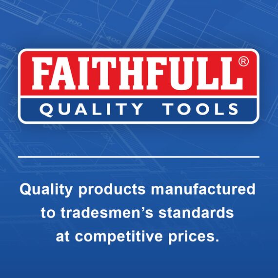 Faithfull - Doppelseitiges Klebeband Heavy-Duty-50mm x 25m - FAITAPEDS