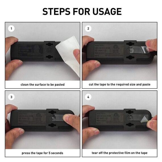 BNCHI 2CM*1MM*3M Nano Doppelseitiges Klebeband Heavy Duty, abnehmbares transparentes starkes klebriges Klebeband für Teppich, Fotos, Wand