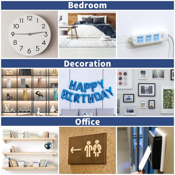 XINGHUA 5m Doppelseitiges Klebeband Extra Stark Transparent, Klebeband Doppelseitig,Nano Tape Teppich Klebeband Ablösbar, für Foto Wand, Küche, Zuhause, Auto, Oder Bad, Büro.