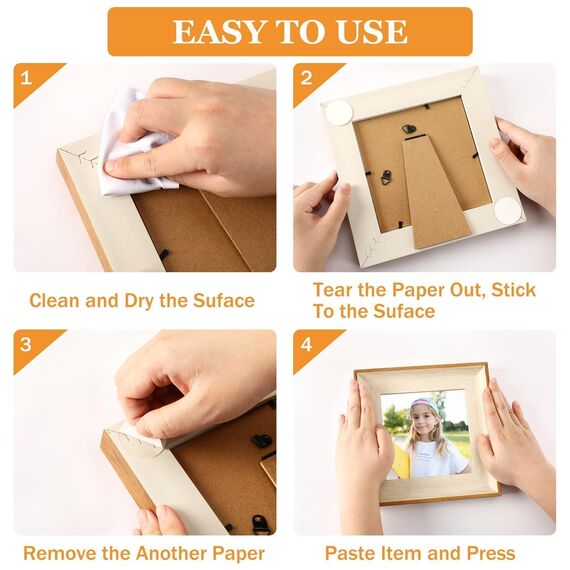 JANYUN 280 Stück doppelseitige Klebepunkte, entfernbarer, Quadrat Kitt, transparentes doppelseitiges Klebeband zum Basteln, spurloses Klebeband (quadratisch, 20 mm)