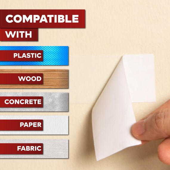 XFasten Doppelseitiges Klebeband, abnehmbar, 3/4-Zoll auf 20 Yards (19,05 mm x 18,28 m), 3er-Pack, ideal als Geschenkband, zum Halten von Teppichen und für die Holzbearbeitung