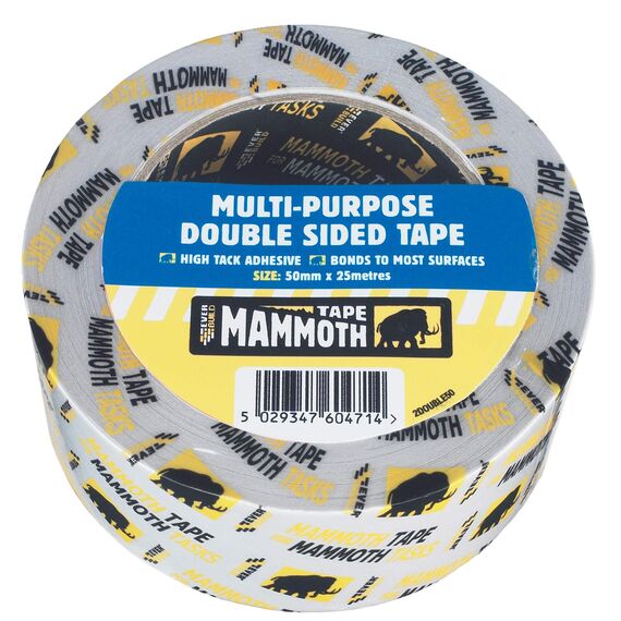 Everbuild 2double50 50 mm x 25 m Mehrzweck-Doppelseitiges Klebeband
