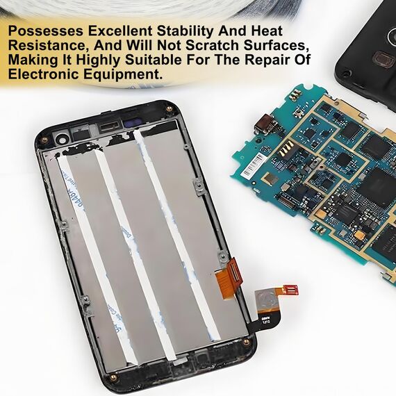 ANDSHUAI 1mm Doppelseitiges Klebeband,Stark klebend Tape,Doppelseitig band extra stark,Doppelseitige Klebebänder,für Smartphone,Tablet Reparatur,Metalle,Kunststoff,DIY,Stark klebend,1 Rolle 50m