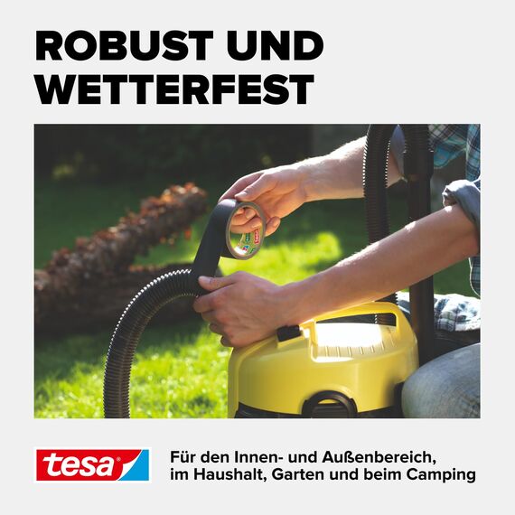 tesa Gewebeband, ökologisch, weiß, 56432-00001-00 20 m : 38 mm