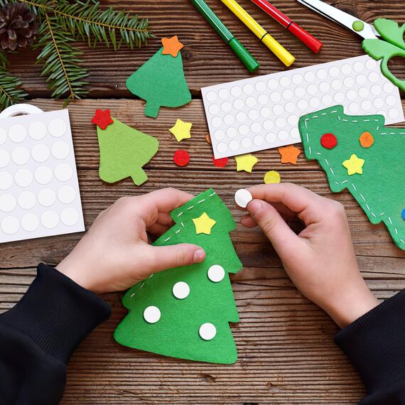 JANYUN Doppelseitige Klebepunkte, 225 Stück Transparente Klebepads 6mm 10mm 20mm Runde Aufkleber Wasserfest für Wand Holz Kunststoff Weihnachtszubehör