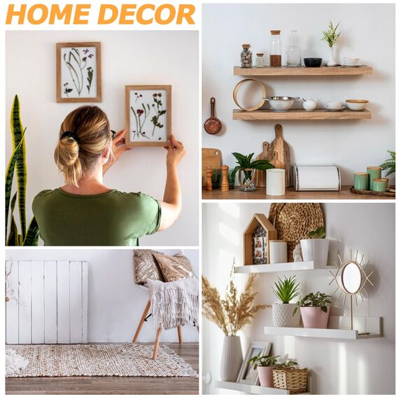 Elover Schwerlast Montage Klebeband doppelseitig, VHB wasserdichtes Schaumband, 4,8m Länge, 24 mm Breite für Auto-LED-Streifen, Wohnkultur, Bürodekoration