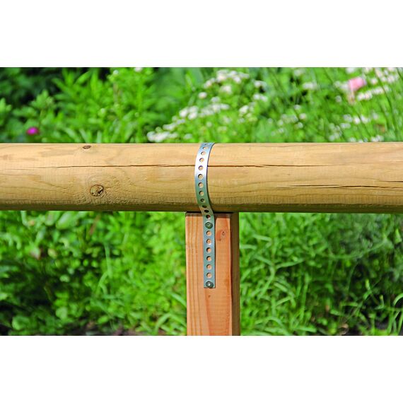 Alberts 361143 Lochband | mit oder ohne Abrollkasette | Edelstahl | Breite 17 mm | Länge 10 m (Packung mit 2)