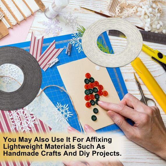 ANDSHUAI 1mm Doppelseitiges Klebeband,Stark klebend Tape,Doppelseitig band extra stark,Doppelseitige Klebebänder,für Smartphone,Tablet Reparatur,Metalle,Kunststoff,DIY,Stark klebend,1 Rolle 50m