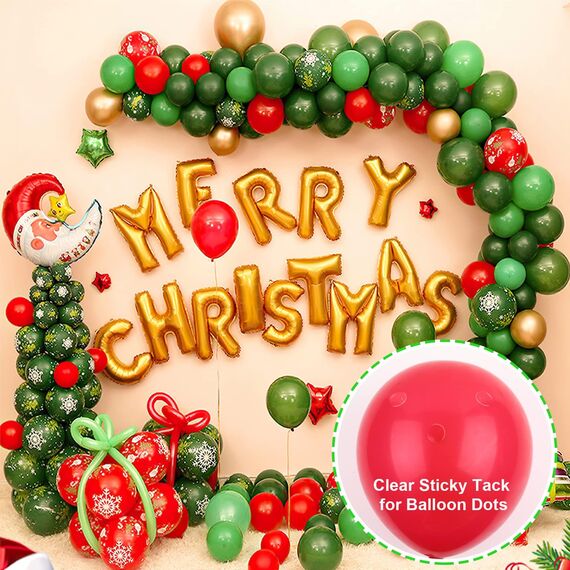 JANYUN Doppelseitige Klebepunkte, 225 Stück Transparente Klebepads 6mm 10mm 20mm Runde Aufkleber Wasserfest für Wand Holz Kunststoff Weihnachtszubehör