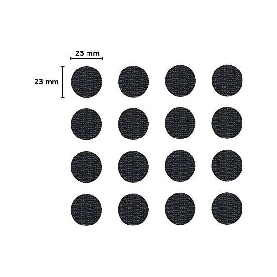 CANOPUS Dual Lock SJ3550 Extra Stark Klebepad 16 Stück (25,4mm Durchmesser), selbstklebend Flexibler Druckverschluss