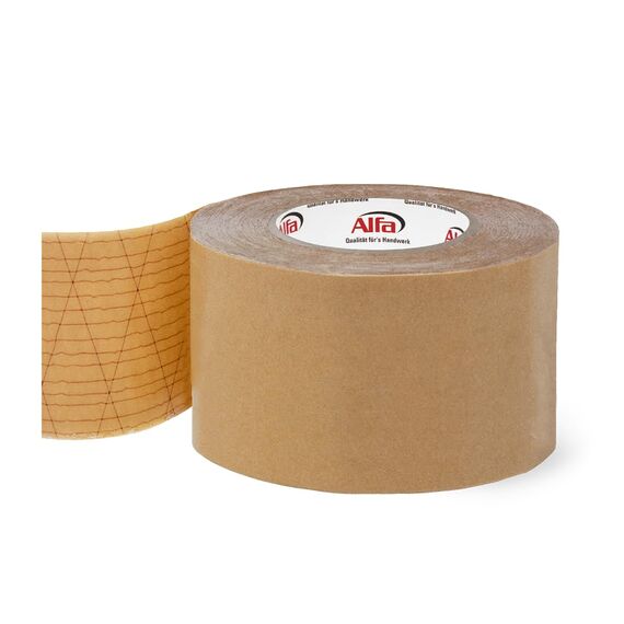 Alfa 1x Sockelleisten Klebeband 85 mm x 50 m doppelseitiges Klebeband mit hoher Anfangs-/Dauerklebkraft zur Montage von Sockelleisten