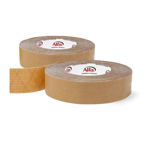 Alfa 2x Sockelleisten Klebeband 30 mm x 50 m doppelseitiges Klebeband mit hoher Anfangs-/Dauerklebkraft zur Montage von Sockelleisten