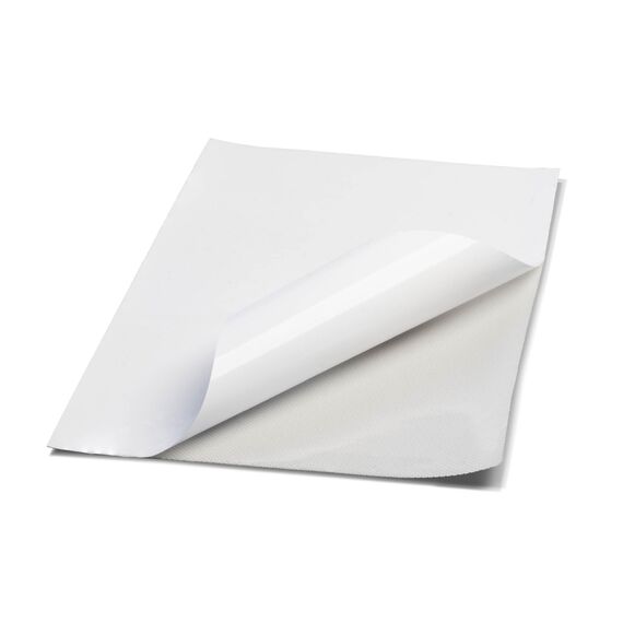 DFS Velours/Flausch selbstklebend DIN A4 WEIß, 20 x 30 cm Klettverschluss/Flauschband selbstklebend als Aufkleber