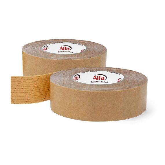 Alfa 2x Sockelleisten Klebeband 40 mm x 50 m doppelseitiges Klebeband mit hoher Anfangs-/Dauerklebkraft zur Montage von Sockelleisten