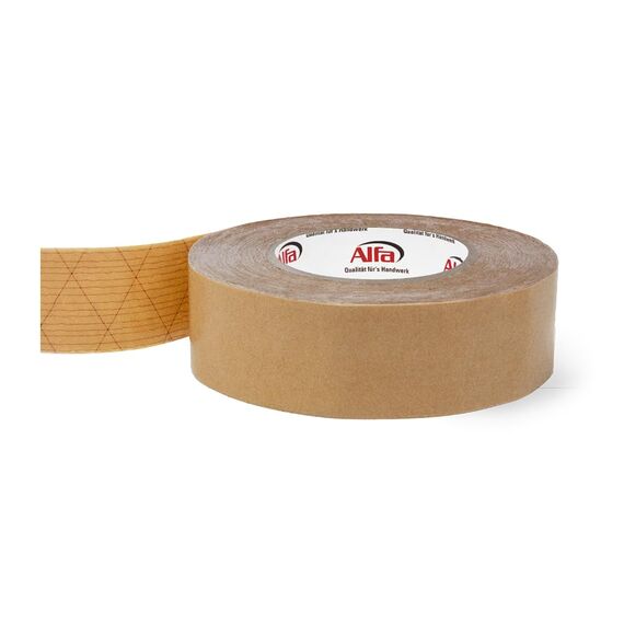 Alfa 1x Sockelleisten Klebeband 40 mm x 50 m doppelseitiges Klebeband mit hoher Anfangs-/Dauerklebkraft zur Montage von Sockelleisten