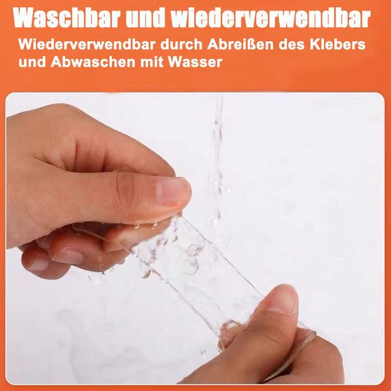 9M Doppelseitiges Klebeband Extra Stark Ablösbar, 1MM*2CM*3M Spurlos, Rutschfest, Wiederverwendbar, Doppelseitig Klebend Nano Klebeband