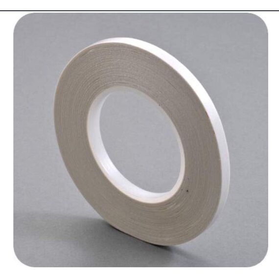 Doppelseitiges Klebeband 50 M - Breite 4 mm -handreißbar - transparent - perfekt zum basteln - stark haftend — optimal für Papier, Stoffe, Aluminium, Metall, Holz Glas, Keramik -Top Anfangshaftung