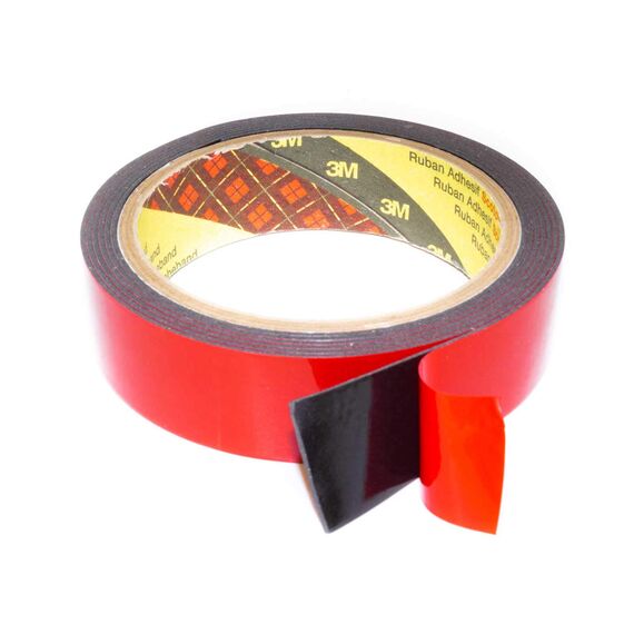 Klebeband doppelseitig 3M PT1100 für Metall und lackierte Oberflächen schwarz stark klebend 45mm x 4m