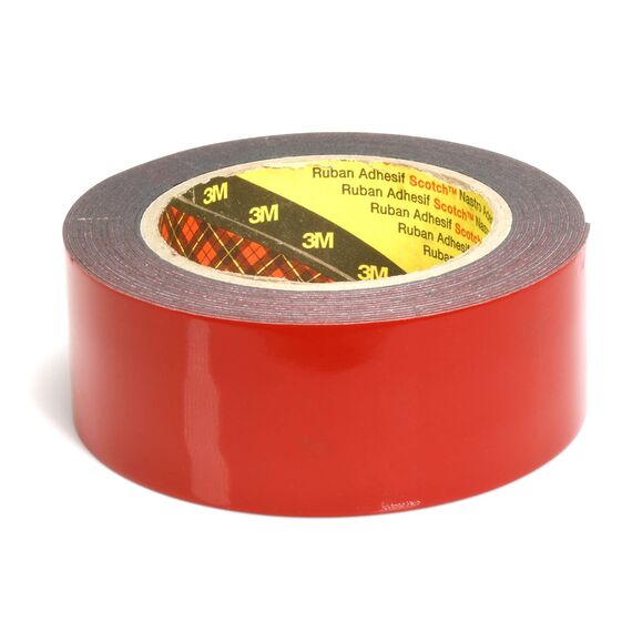 Klebeband doppelseitig 3M PT1100 für Metall und lackierte Oberflächen schwarz stark klebend 45mm x 4m