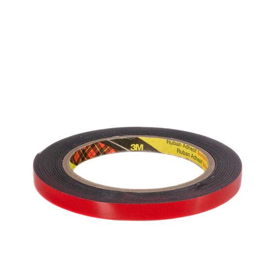 Klebeband doppelseitig 3M PT1100 für Metall und lackierte Oberflächen schwarz stark klebend 9mm x 4m