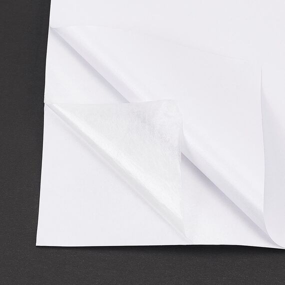 BENECREAT 10 Blatt Doppelseitige Klebeblätter Weißes Selbstklebendes Klebeband Sandwich Schicht Mit Doppeltem Klebeband Für Geschenkpapier Handgefertigte Karte, 42x29 cm