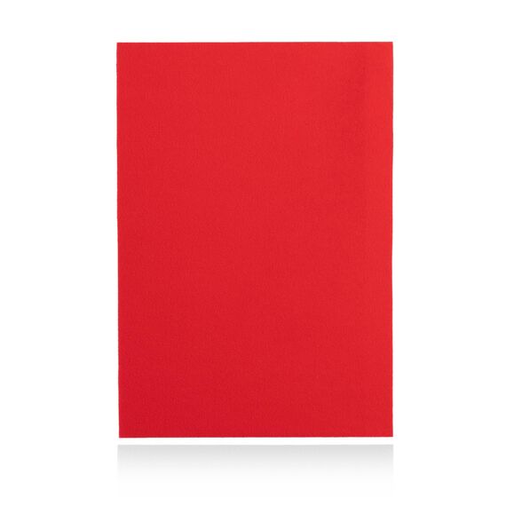 DFS Velours/Flausch selbstklebend DIN A4 ROT, 20 x 30 cm Klettverschluss/Flauschband selbstklebend als Aufkleber