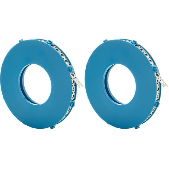 Index Ci-Pr - gerades verzinktes Lochband, 12 x 0,8 x 10 m (Packung mit 2)