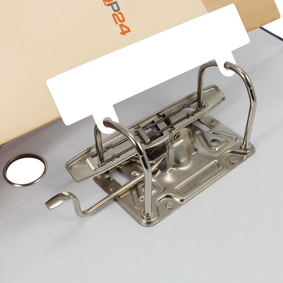 KLEBESHOP24 Heftstreifen zum Kleben | Abheftvorrichtung selbstklebend | Transparent | Menge wählbar (100 Stck., weiß)