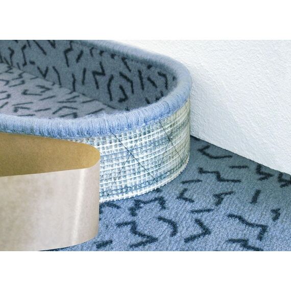 Alfa 10x Sockelleisten Klebeband 30 mm x 50 m doppelseitiges Klebeband mit hoher Anfangs-/Dauerklebkraft zur Montage von Sockelleisten