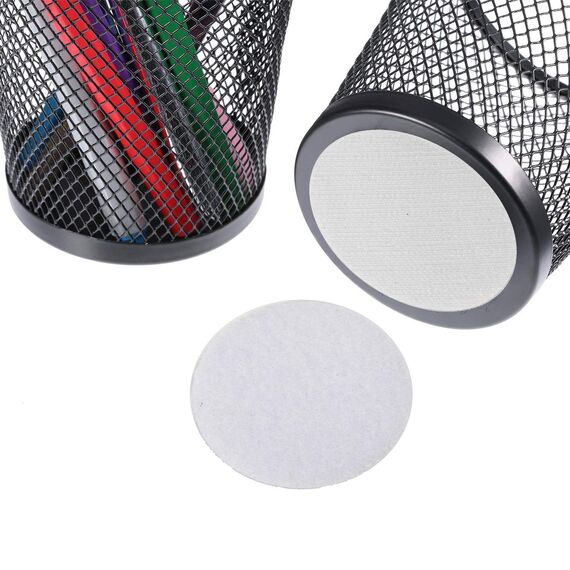 BRAVESHINE 12 Paar Klettband Selbstklebend Rund, Klettpunkte 50mm, Rund Selbstklebend Klettverschluss Weiß