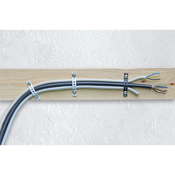 Alberts Lochband, Breite: 17 mm, Länge: 1,5 m, weiß (Packung mit 2)