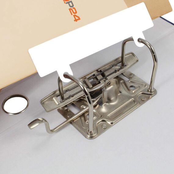 KLEBESHOP24 Heftstreifen zum Kleben | Abheftvorrichtung selbstklebend | 122 x 25 mm | Farbe & Menge wählen/Weiß, 1000 Stück