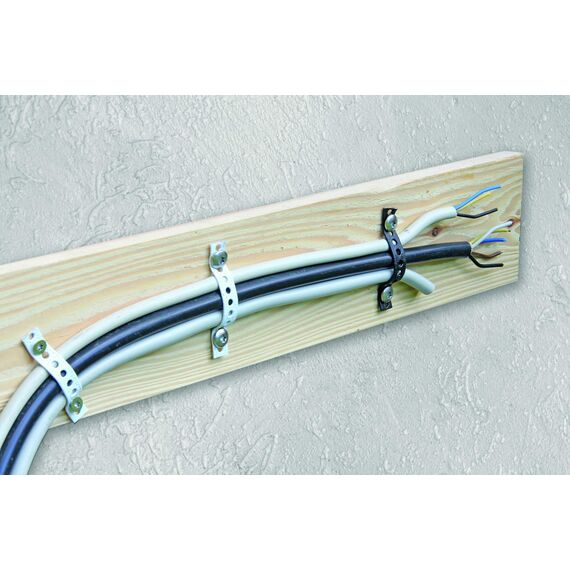 Alberts Lochband, Breite: 17 mm, Länge: 1,5 m, weiß (Packung mit 2)