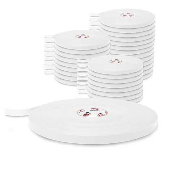 Alfa 32x Spiegelklebeband 19mm x 66m Profi-Qualität doppelseitig klebendes PE Schaumband, Montageklebeband