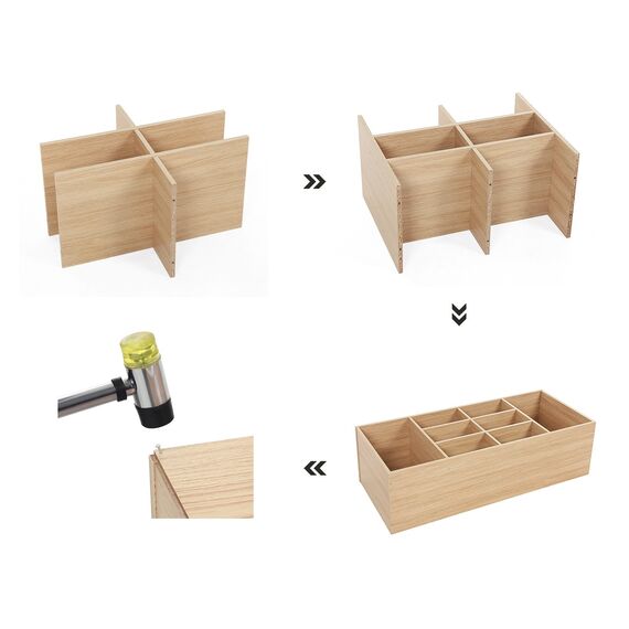 VASAGLE Schuhbank, Schuhregal, Aufbewahrungsschrank, 10 Fächer, mit Kissen, für Eingangsbereich, 104 x 30 x 48 cm, Eichenfarben LHS10NL