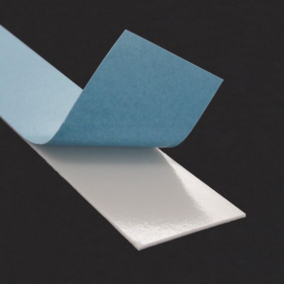KLEBESHOP24 Duplocoll 918 | Doppelseitiges Spiegelklebeband | Abmessung wählbar | 1 mm dick | Aus weißem PE-Schaum | Hochqualitatives Montageklebeband von Lohmann / 25 mm x 5 m