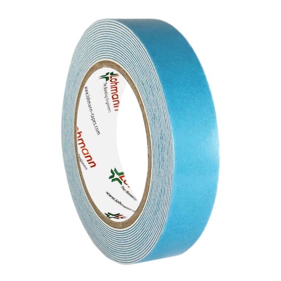 KLEBESHOP24 Duplocoll 918 | Doppelseitiges Spiegelklebeband | Abmessung wählbar | 1 mm dick | Aus weißem PE-Schaum | Hochqualitatives Montageklebeband von Lohmann / 30 mm x 5 m