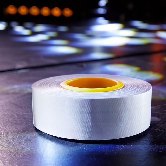 Defender EXA-TAPE mit ERGO-Core, Weiß glänzend, 50 mm x 50 m