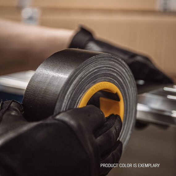 Defender EXA-TAPE mit ERGO-Core, Schwarz Glänzend, 50 mm x 50 m