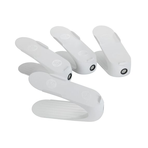 WENKO Schuhhalter Weiß 4er Set Multicolor 15 x 29 x 11.5 cm