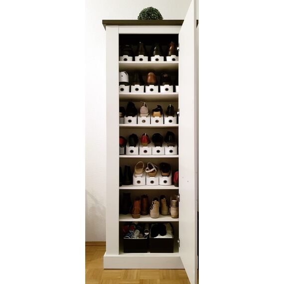 WENKO Schuhhalter Weiß 4er Set Multicolor 15 x 29 x 11.5 cm