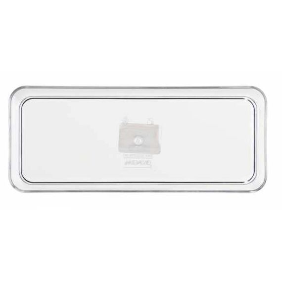 WENKO Ablage Candy, praktische Badablage für Badaccessoires, Aufbewahrung & Organisation in Bad und Gäste-WC in elegantem Design aus hochwertigem Kunststoff, BPA-frei, 24 x 10 x 4 cm, Transparent