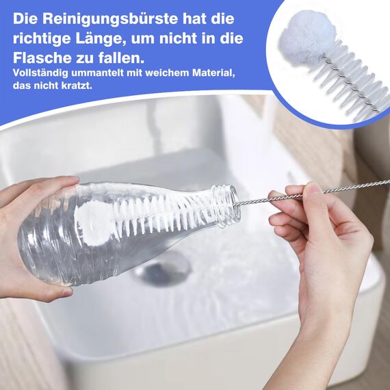 HOMMAND Flaschenhalter für SodaStream Crystal und Emil Flaschen, Edelstahl Flaschenhalter Abtropfgestell Abtropfständer für 3 Flaschen, mit Silikonschutzringe Abtropfschale und Deckelhalter Schwarz