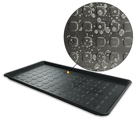 fratrisPRO 1 STK. | XXL Schuhabtropfschale Schuhmatte Ablage | Schuhablage mit erhöhtem Rand Set Abtropfschale große Schuhunterlage Napfunterlage, aus Polypropylen